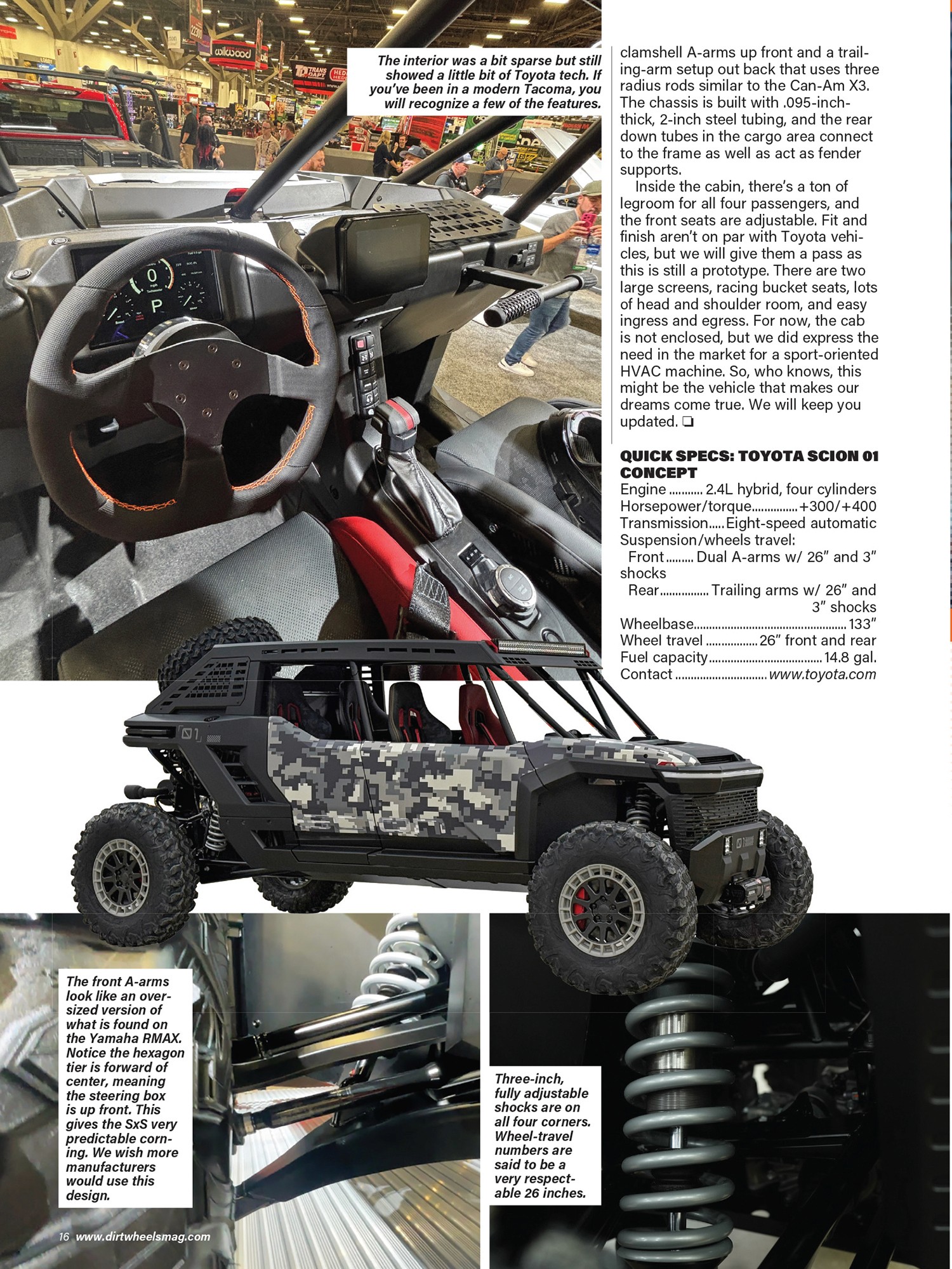 Pages from the February 2026 issue of Dirt Wheels magazine