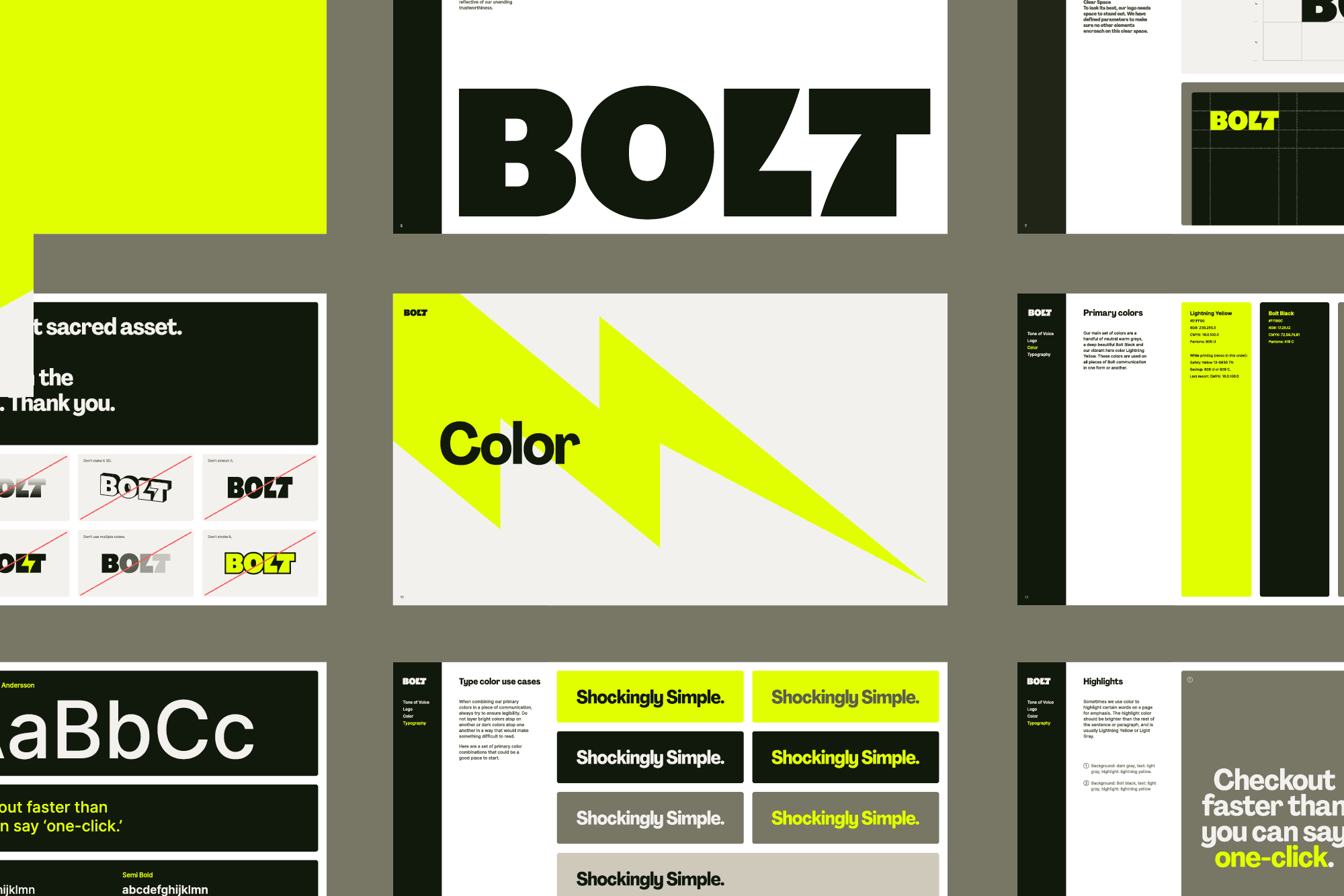 Bold Brand Guidelines designed by Koto