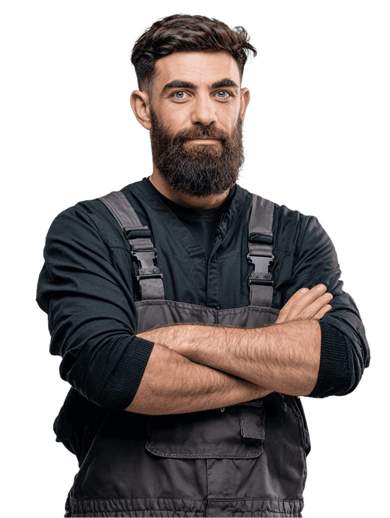 Portrait professionnel d'un artisan du batiment