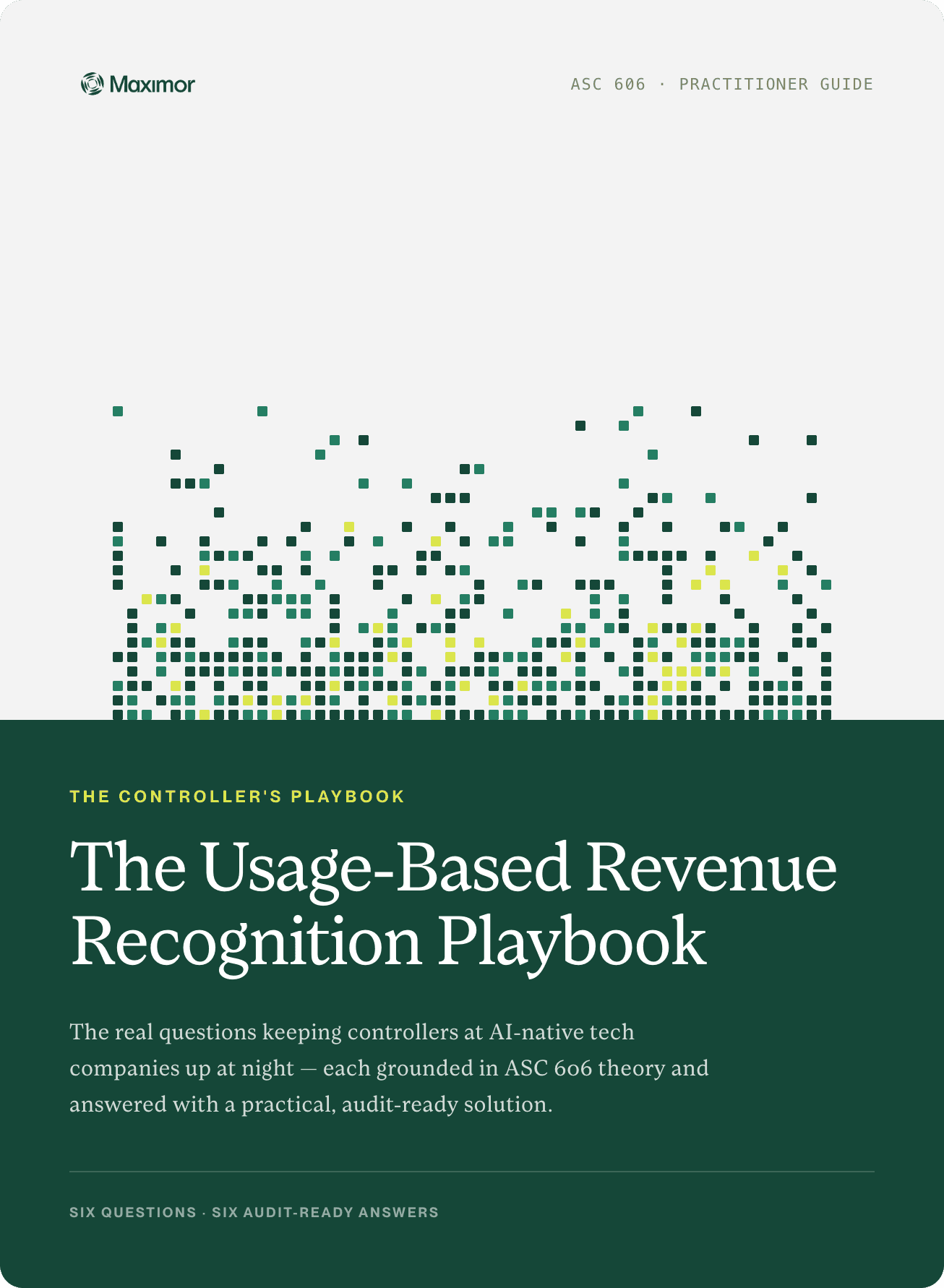 The Usage-Based Revenue Recognition Playbook cover