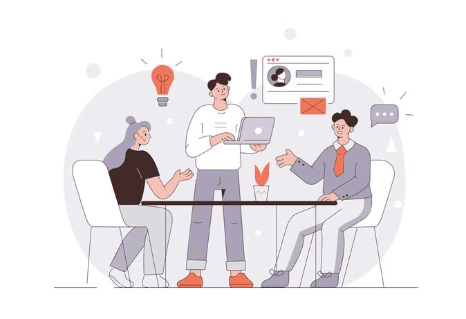 An illustration depicting what is a startup, showcasing various startup companies in a vibrant ecosystem.