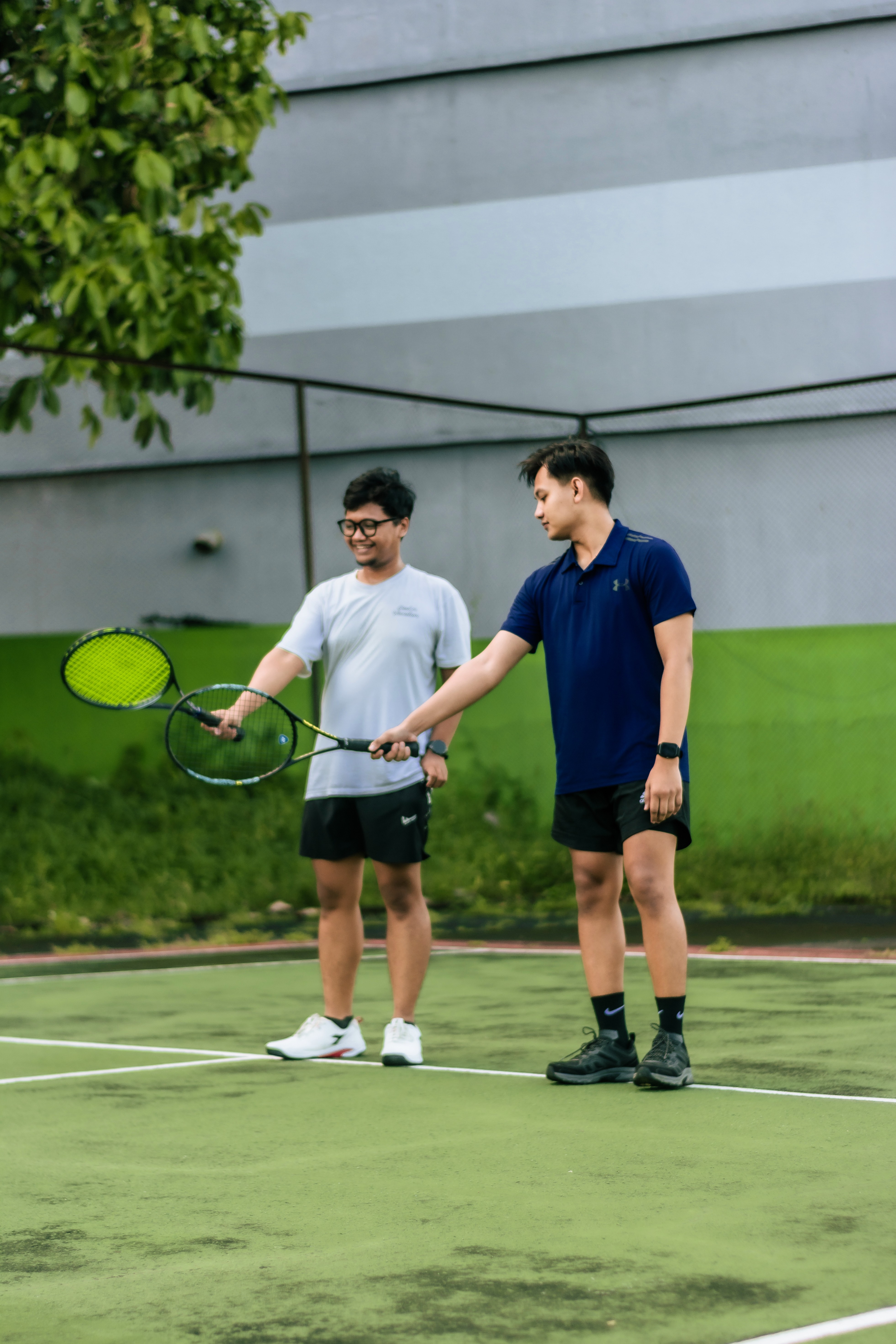 Thoriq & Yusril Play Tennis at Jember