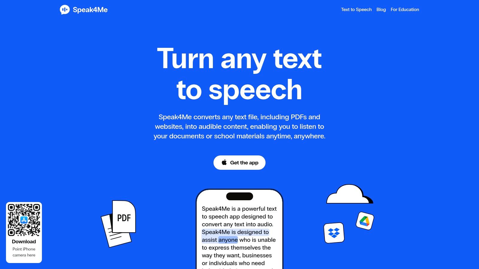 Speak4Me – ChatWithMe feature allows users to interact with files to get answers and summaries.