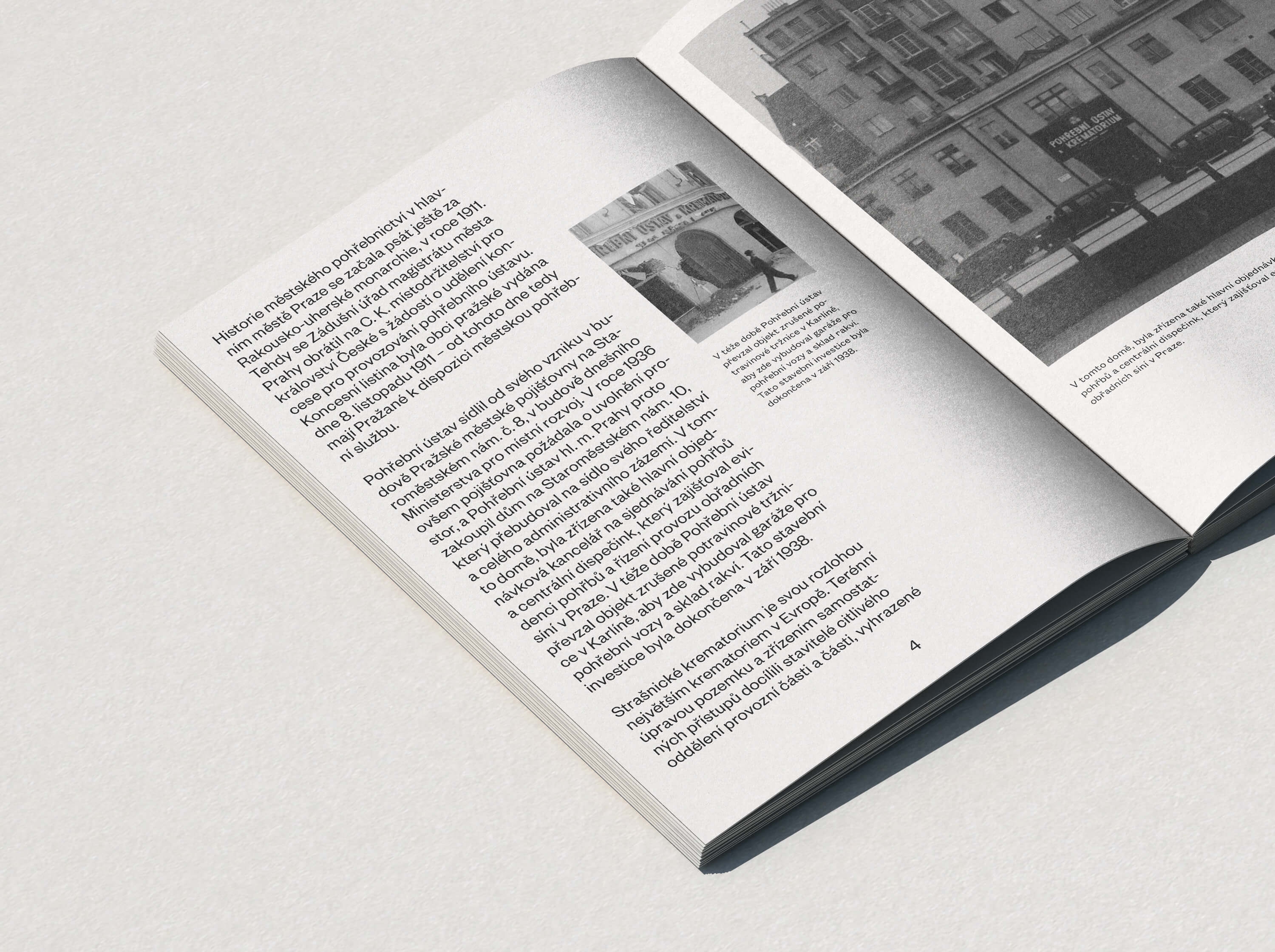 Nová vizuální identita pro Hřbitovy a pohřební služby Praha od studia Matouš Design, oceněná DESIGN BODem za citlivé grafické zpracování. Na fotografiích je vidět nové logo, ilustrace, orientační systém a tiskoviny, které přetvářejí pohled na hřbitovy jako na klidná a důstojná místa setkávání i vzpomínek.