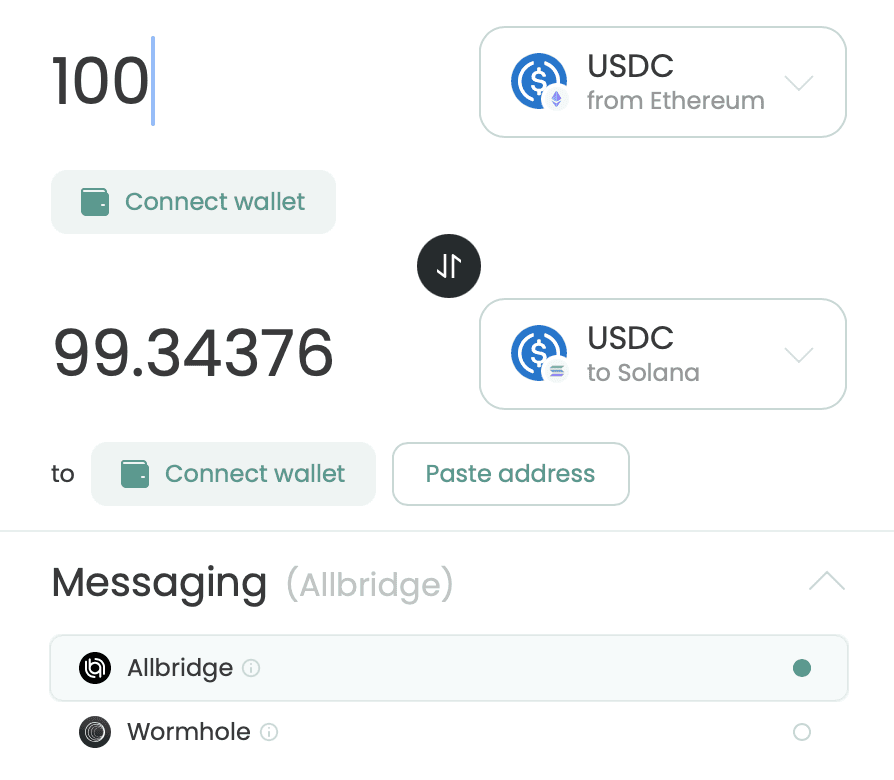 Allbridge messaging protocols 