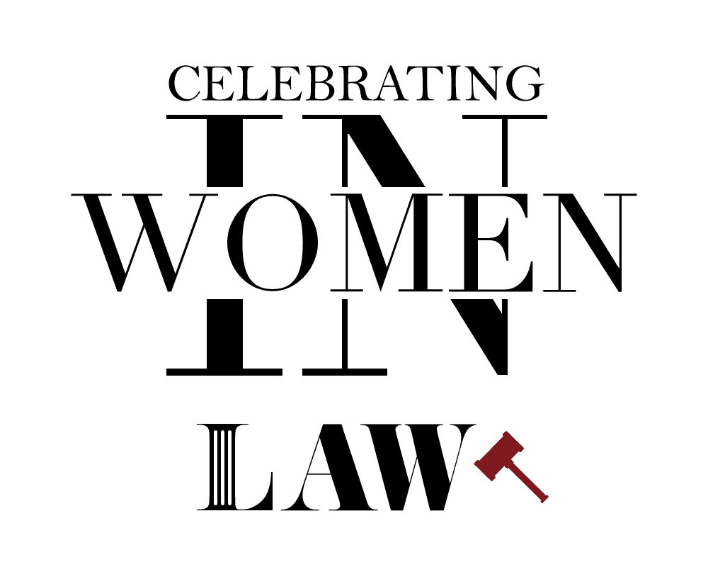 "Women In Law" logo for AKINASIA by Suzaku Productions