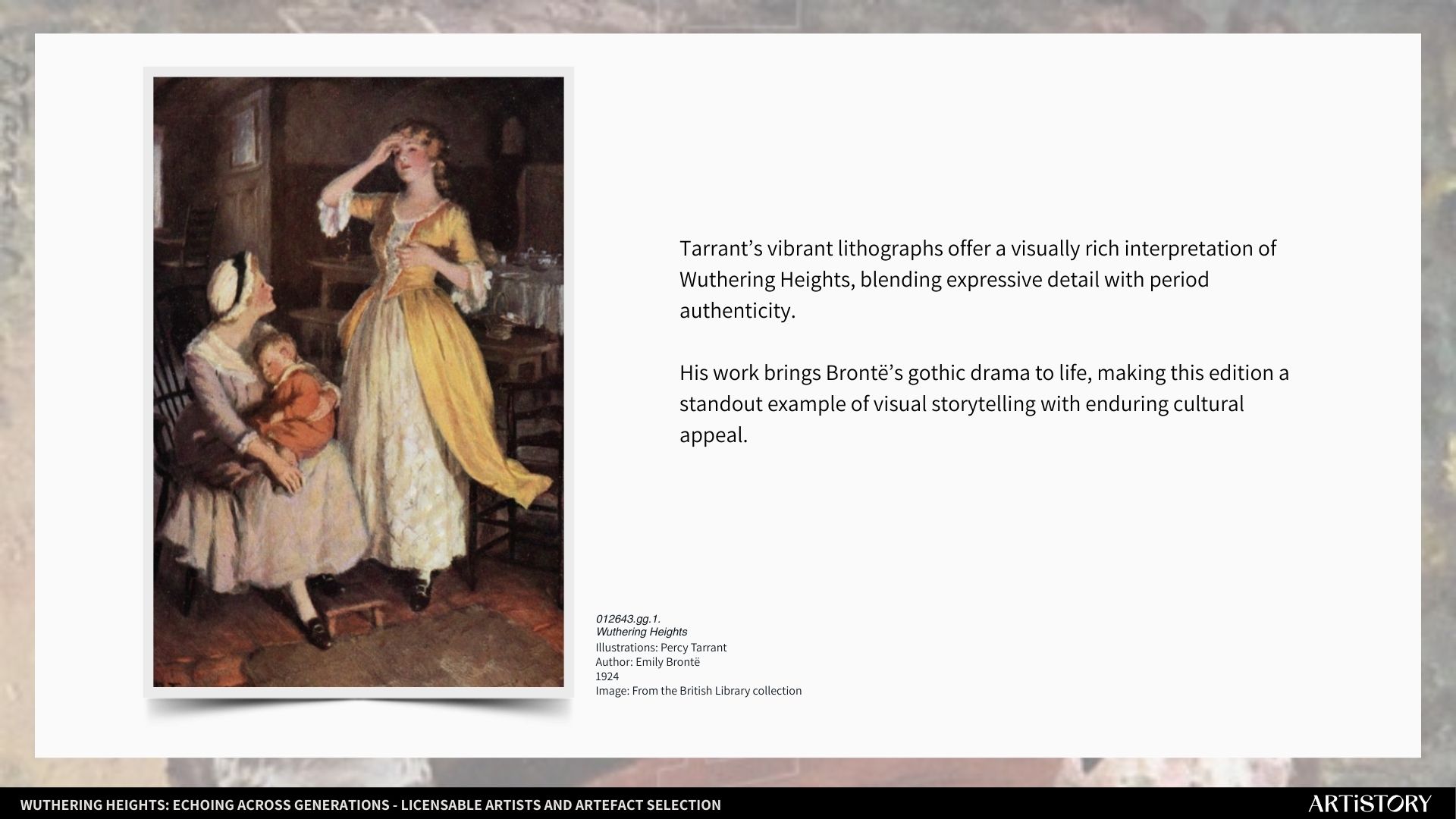 012643.gg.1. Wuthering Heights Illustrations: Percy Tarrant Author: Emily Brontë 1924 Image: From the British Library collection