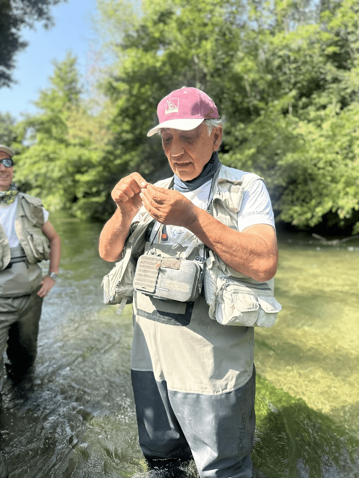 Luca, professional fly fishing guide in Umbria and Tuscany — Rod Society's first Italian guide for fishing trips in central Italy