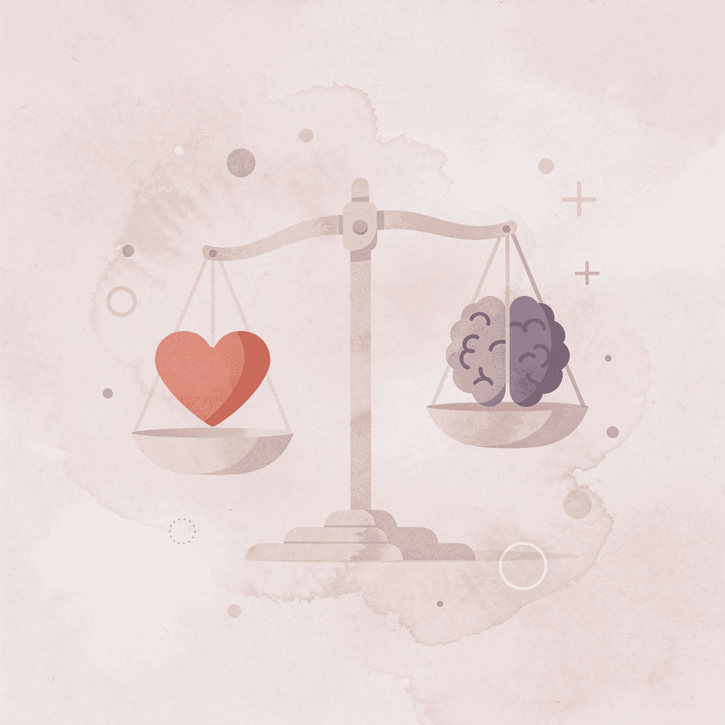 Balance scale showing speed versus accuracy trade-off
