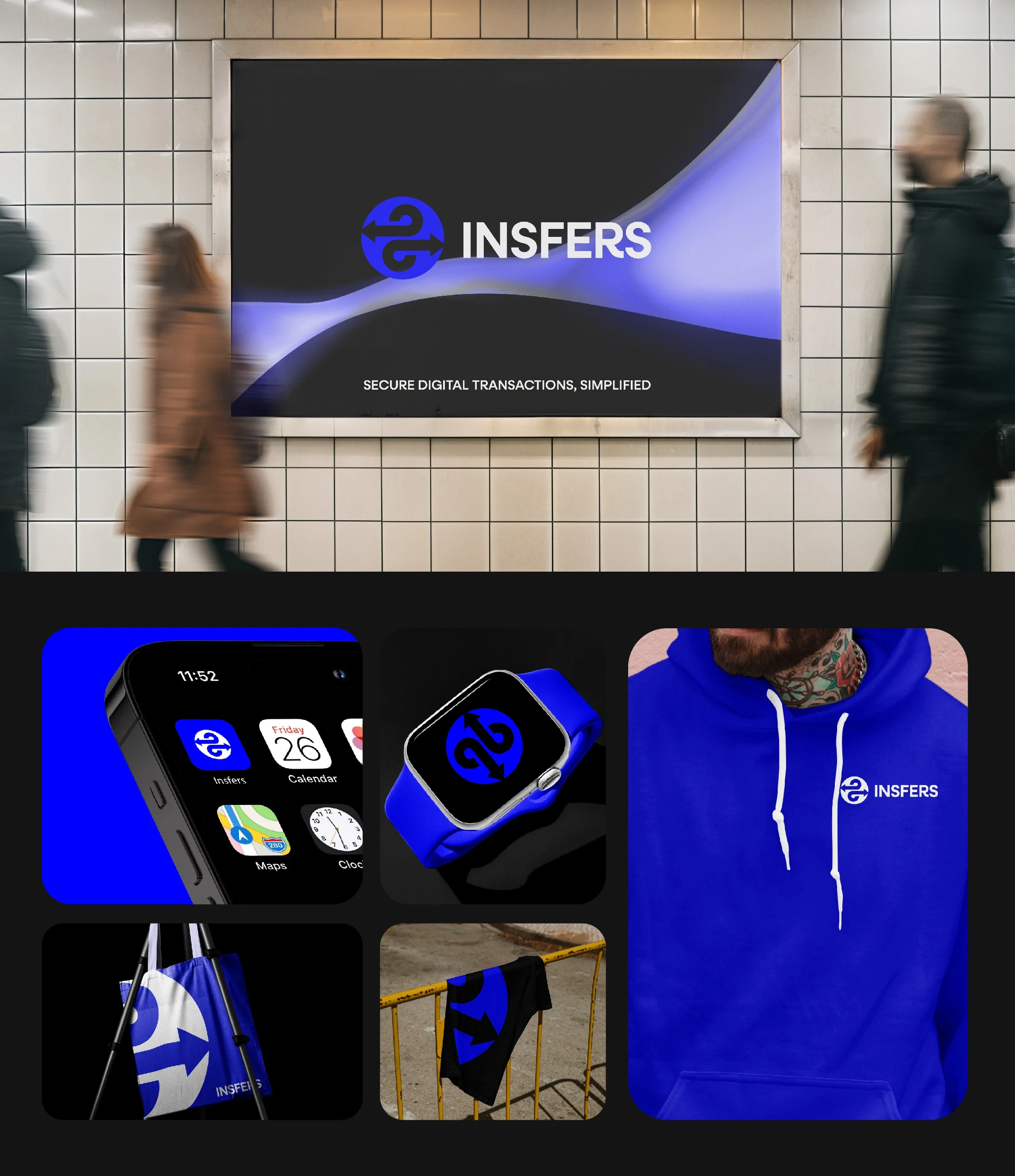 Insfers custom brand identity and digital design