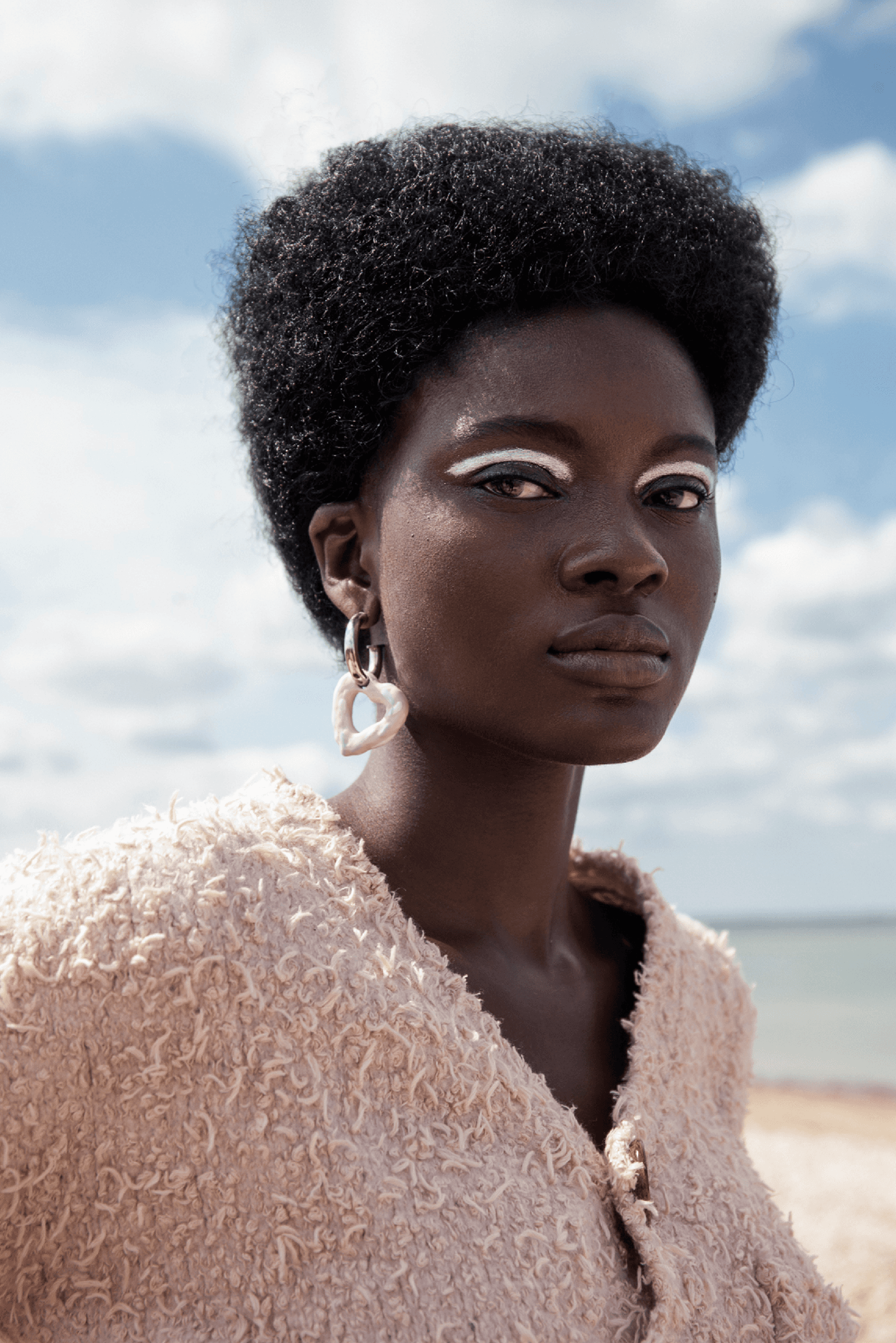 a female model