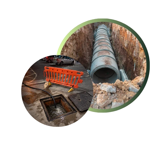 SEO for drainge contractors. Blocked drain and newly laid drainge pipes.