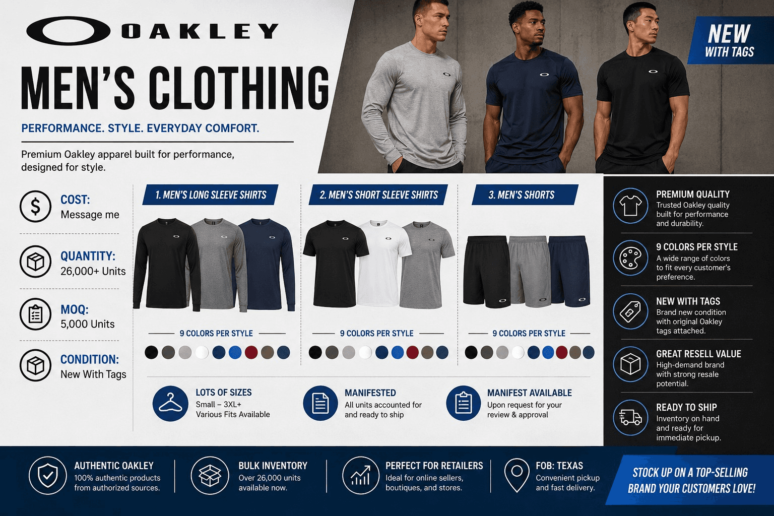 Oakley Men's Clothing