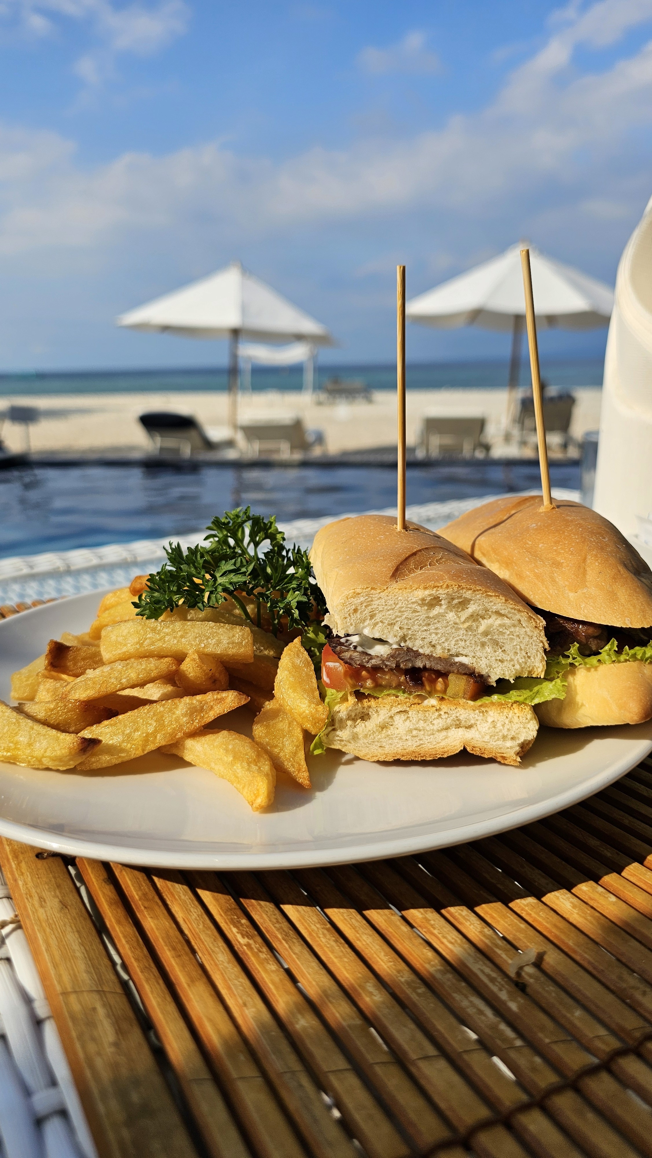 Burger and Fries