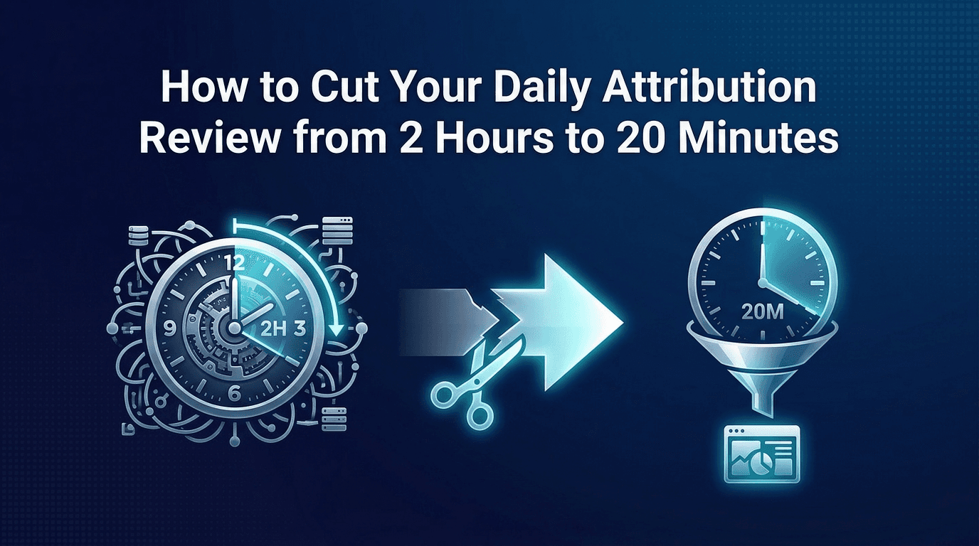 How to Cut Your Daily Attribution Review from 2 Hours to 20 Minutes