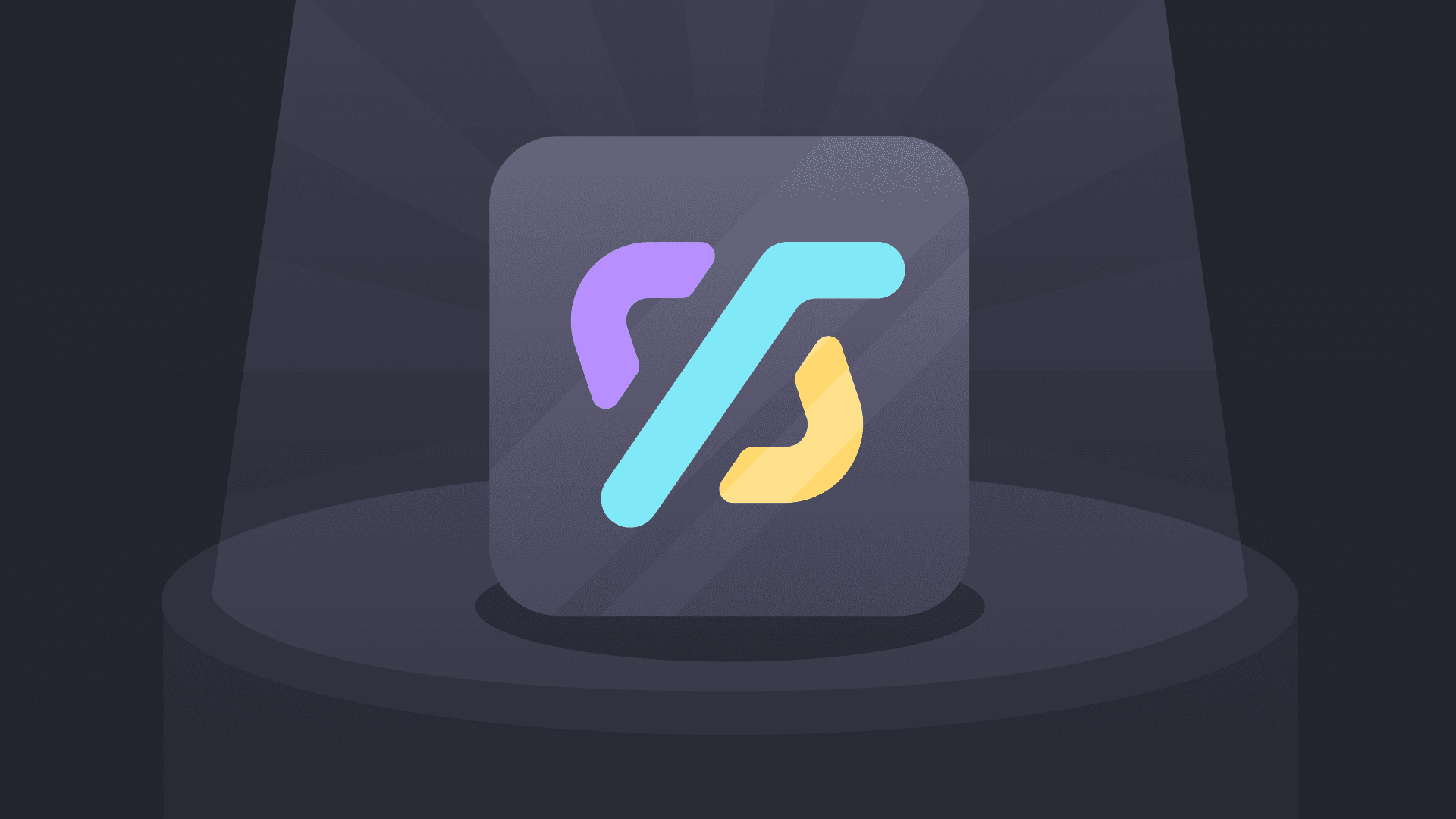 A spotlight illuminates Firma's logo, conveying a modern and tech-focused tone.