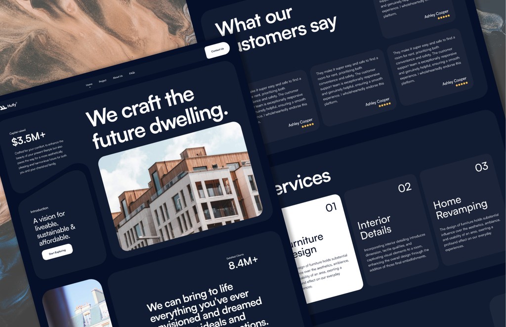 Landing page concept