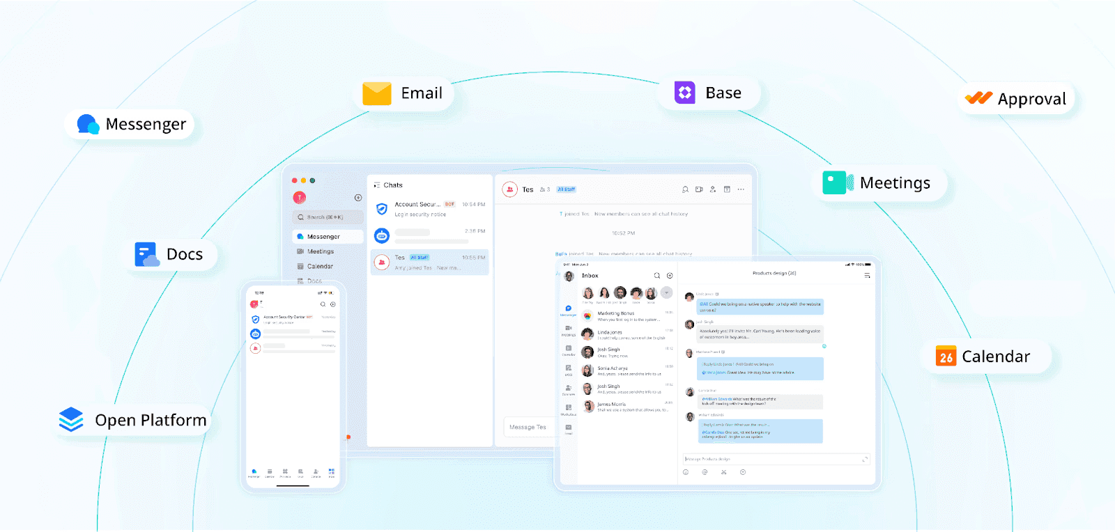 all-in-one platform of Lark