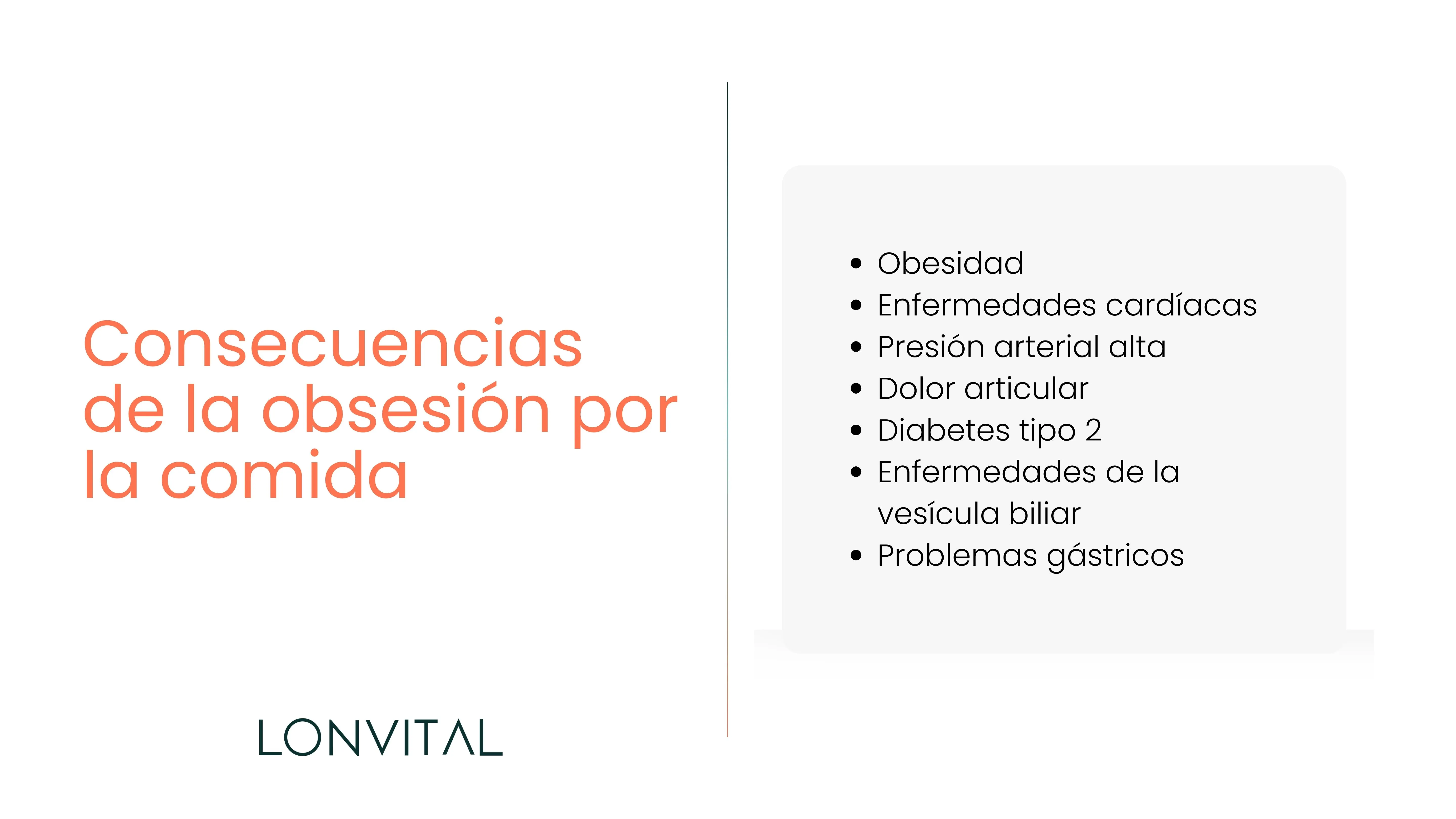 Consecuencias de la obsesión por la comida