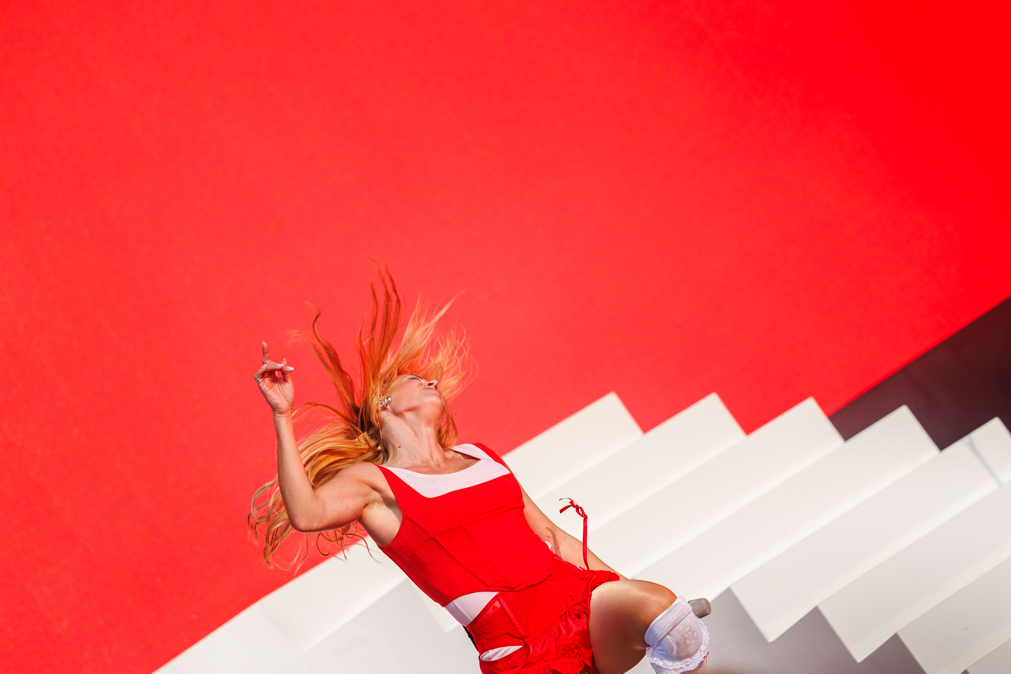 neon festival 2025 molly sanden playing girl in red