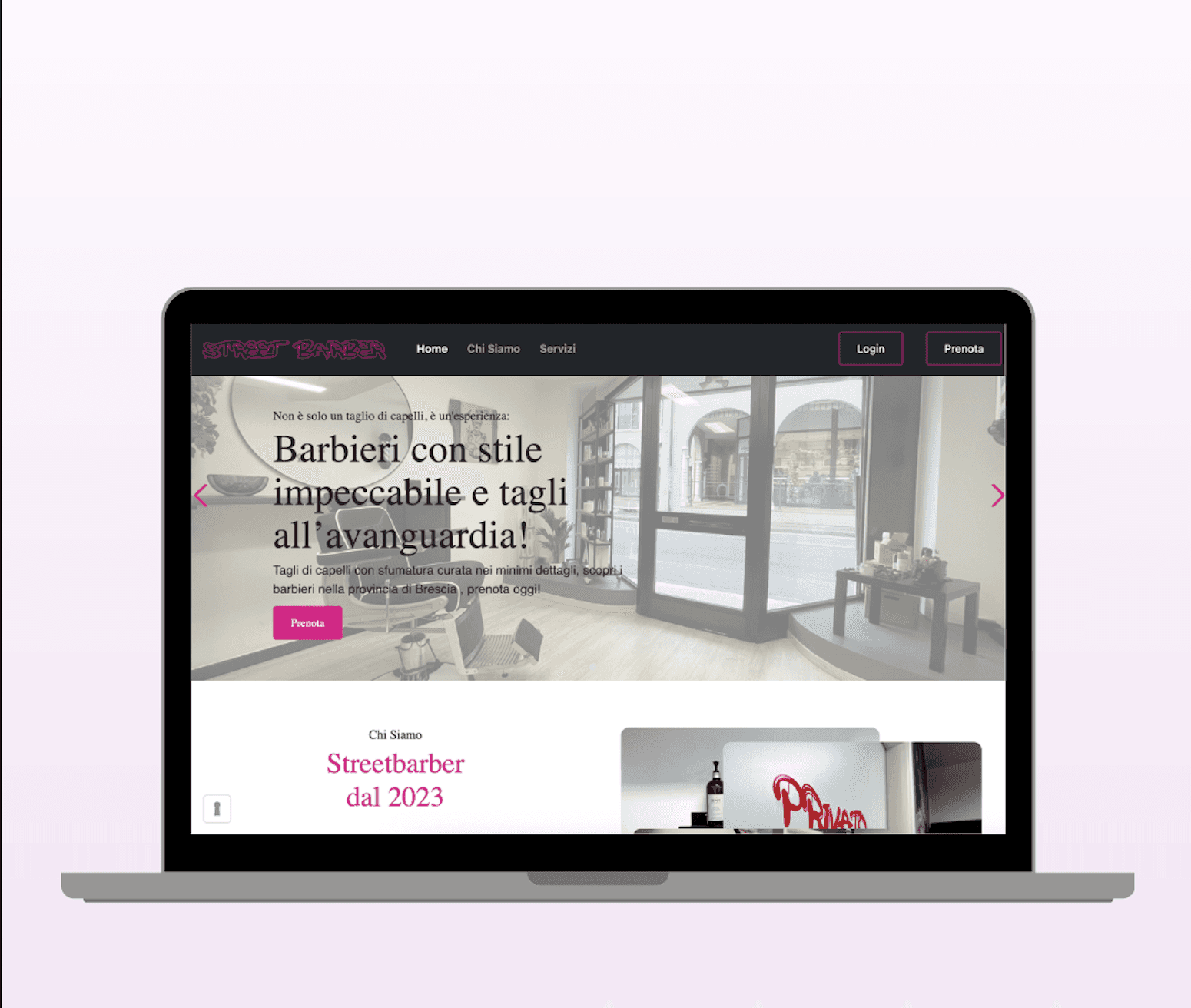 Modern portfolio website