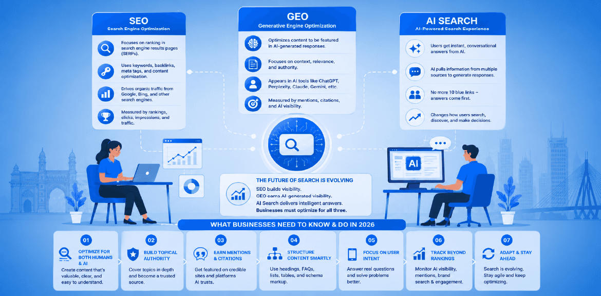 SEO, GEO, and AI Search