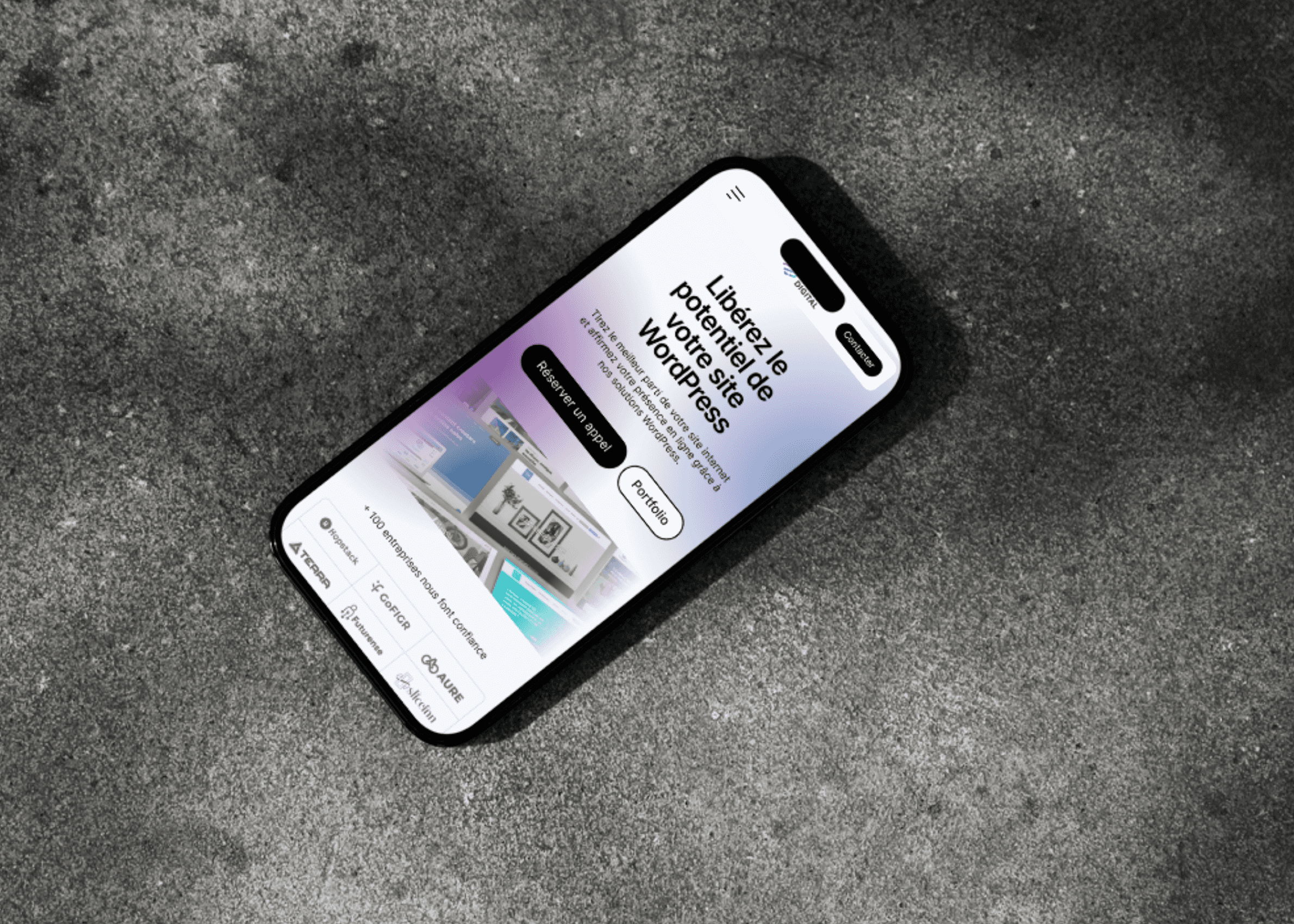 Refonte site web My Smart Digital Consulting — UX/UI design mobile par Mélanie Depré, freelance