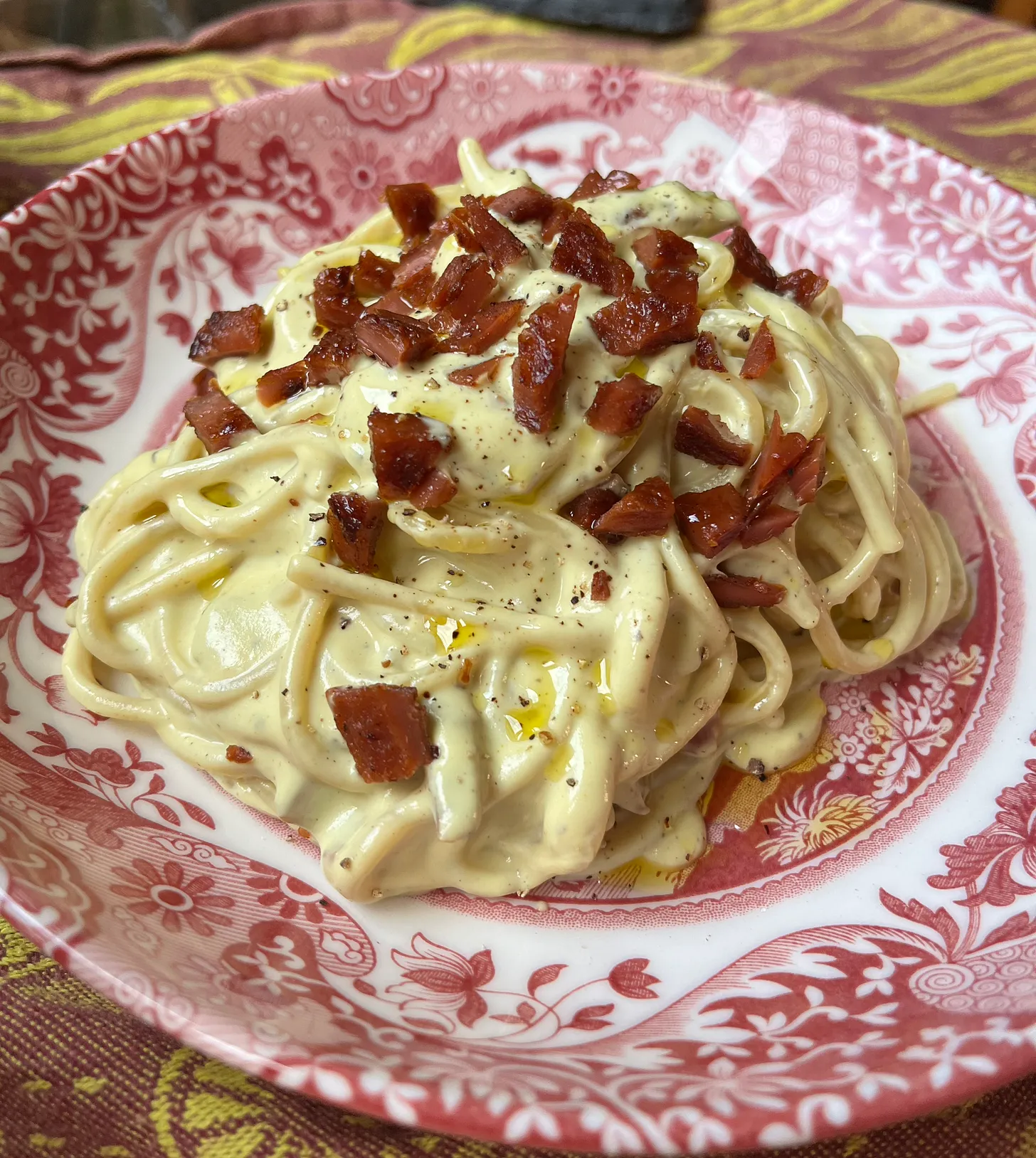 A Plant-Based “Carbonara” (Please Forgive Me, Italians)