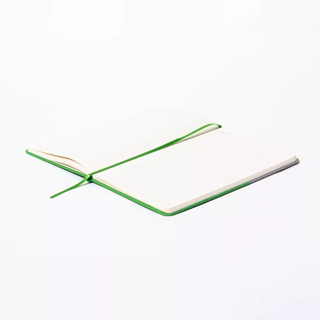 Premium A5 hardcover journal with custom design