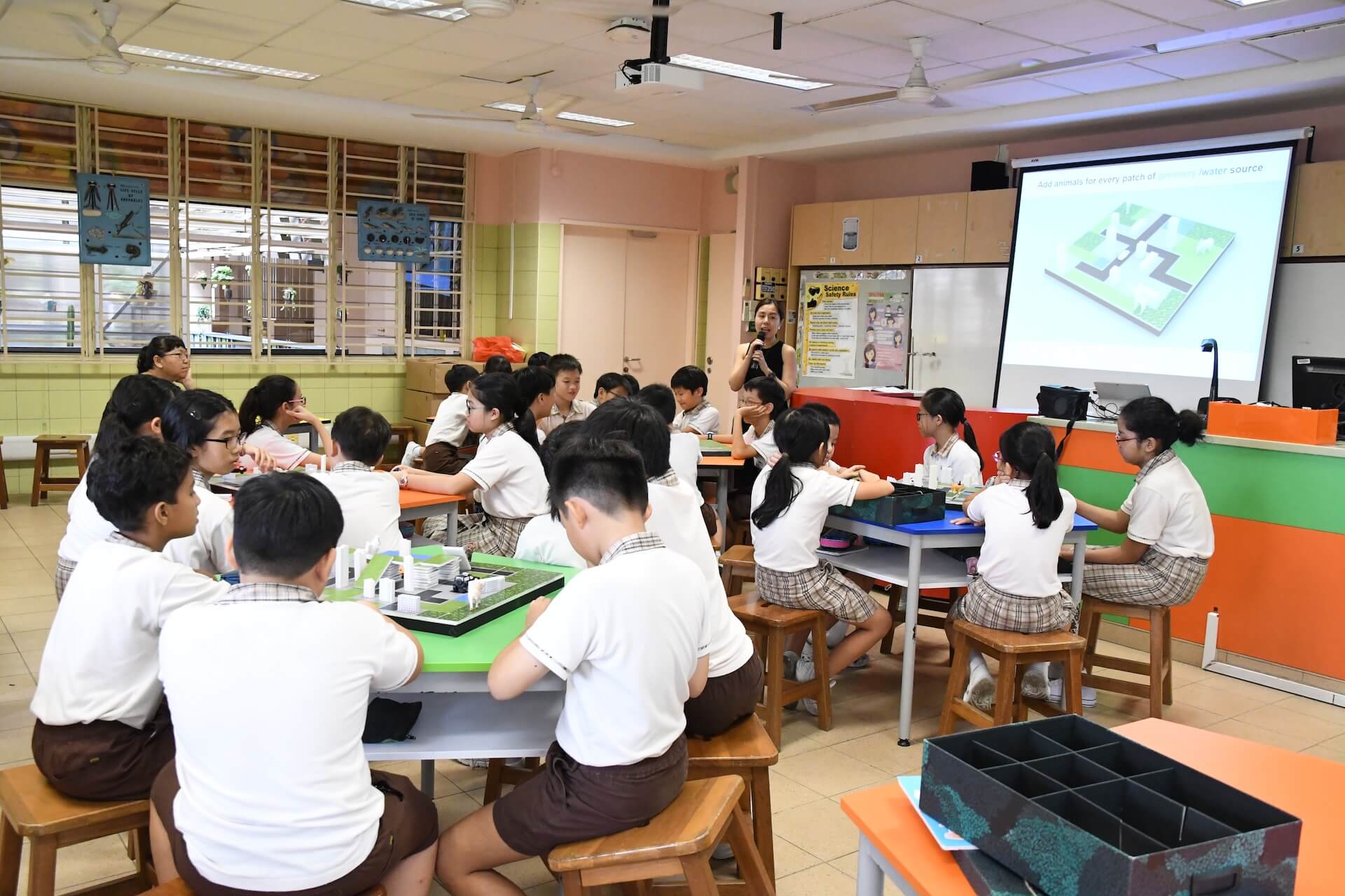 Henry Park Primary School Students in Class