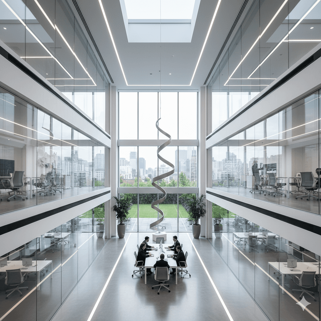 Modern office suite interior M3M Smart City Sector 111