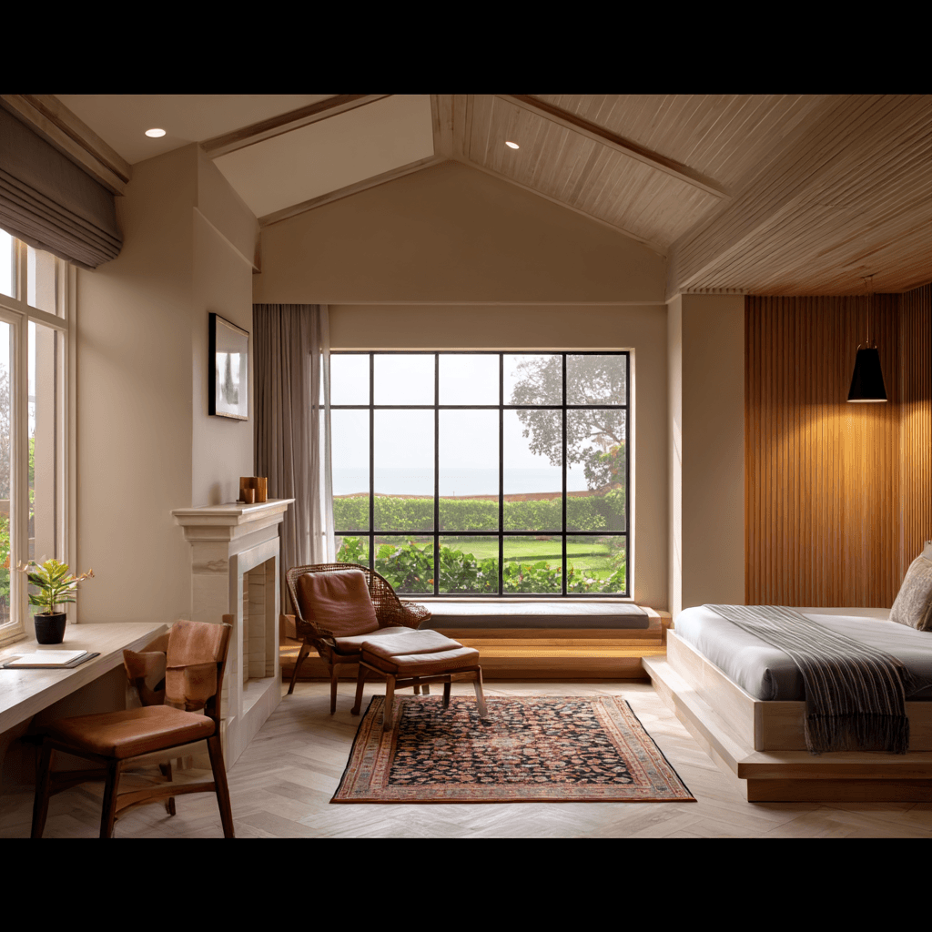 Image of Cozy seaside cabinCozy wood cabin