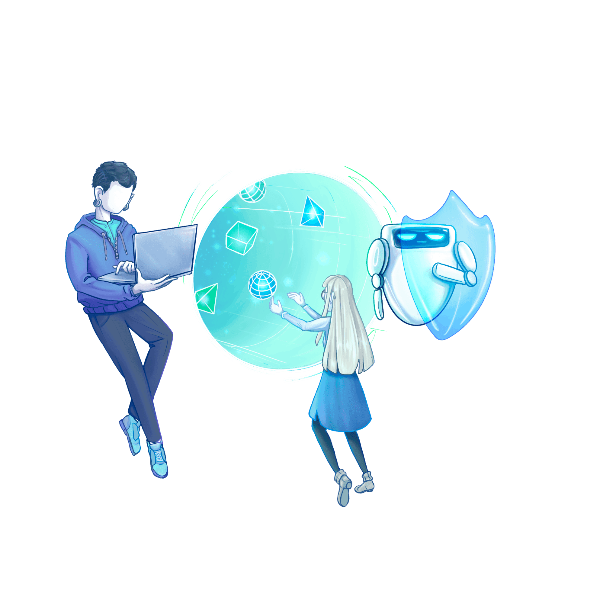 Illustration Unternehmenskommunikation – Designdialog für SEFE