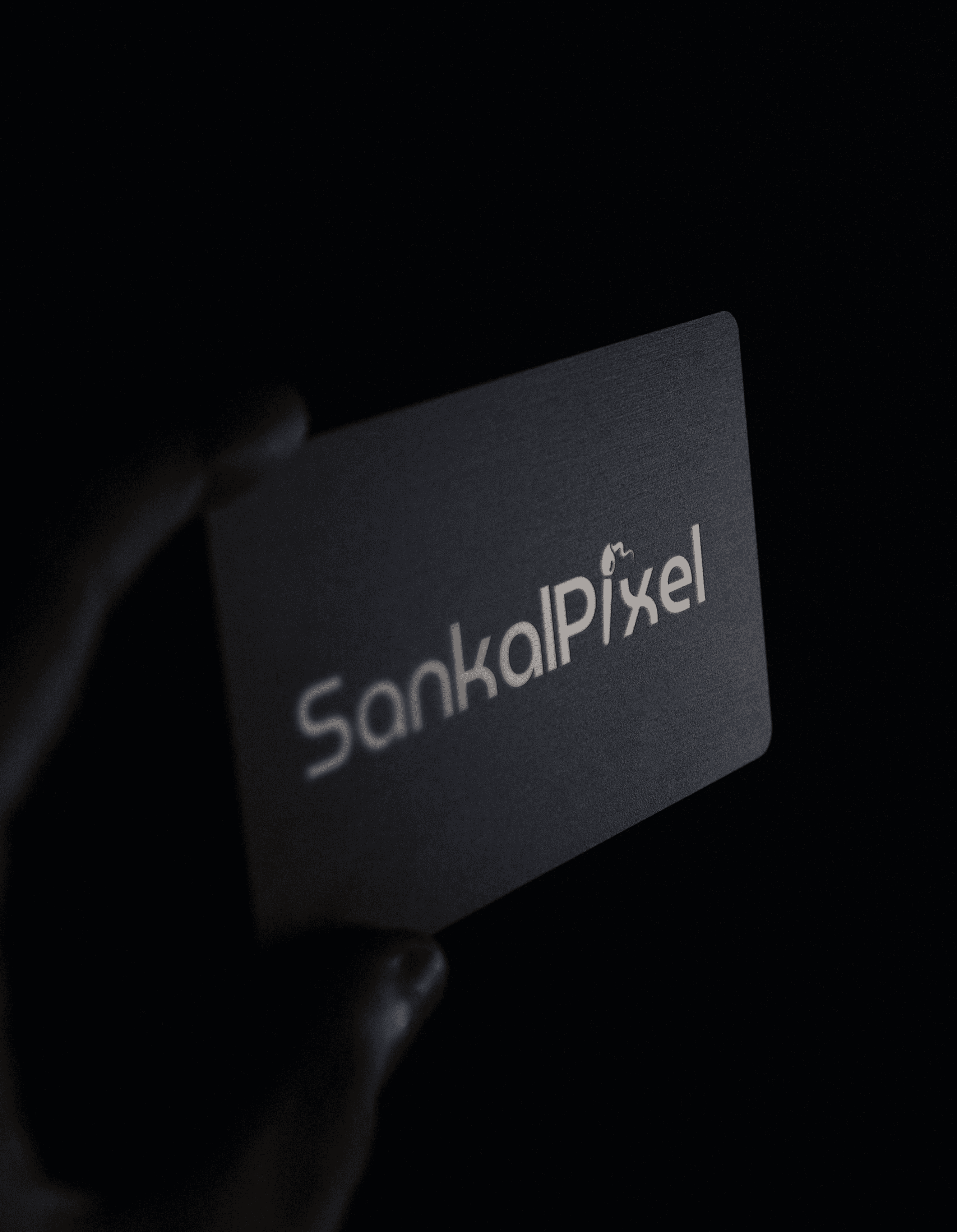 Portrait of portfolio creator – back view