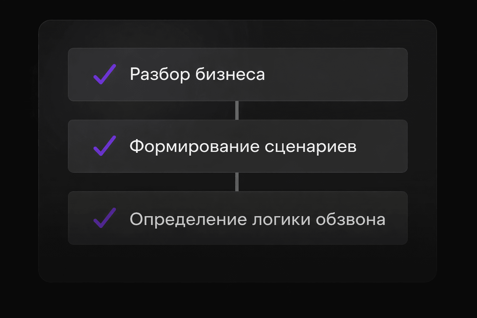 Checklist with three completed tasks: Operational Tax Audit, Infrastructure Dependencies, and Risk & Governance Analysis.