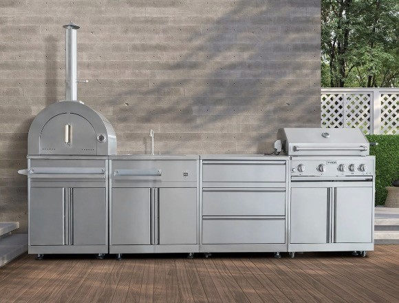 THOR kitchen four piece, modular kitchen island,