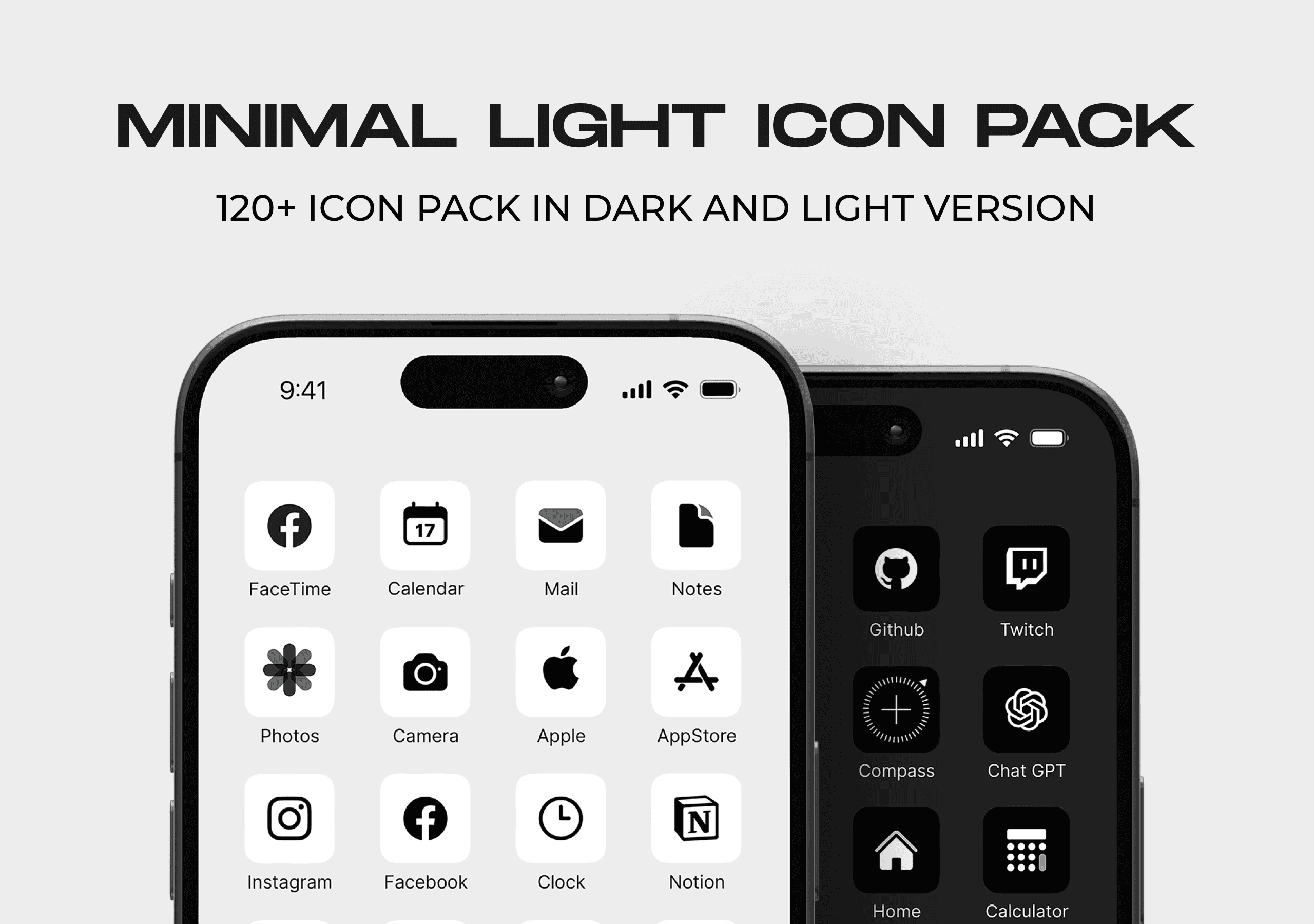 Minimal Light Premium App Icon Pack