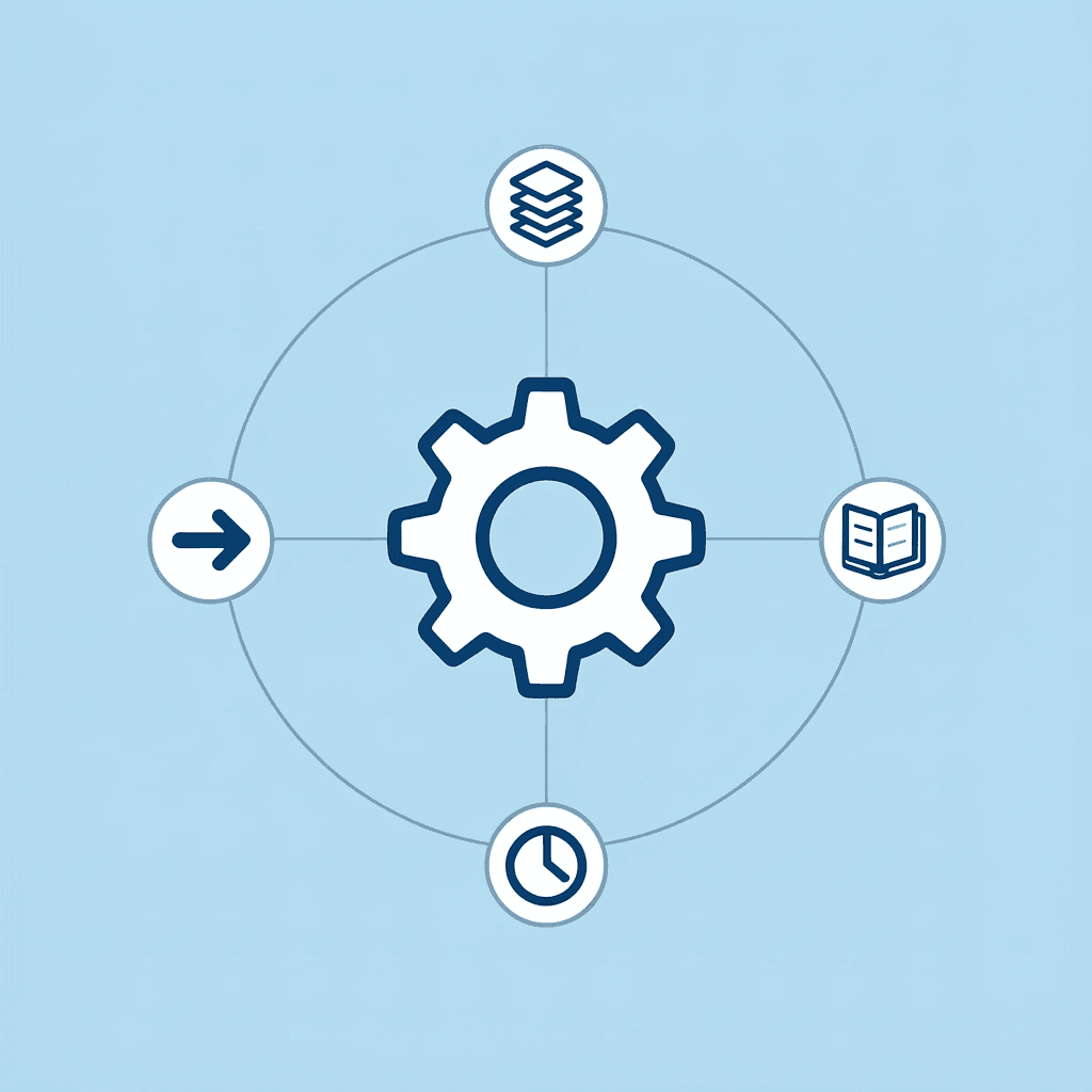  Central printing method icon connected to fabric types and print quality results