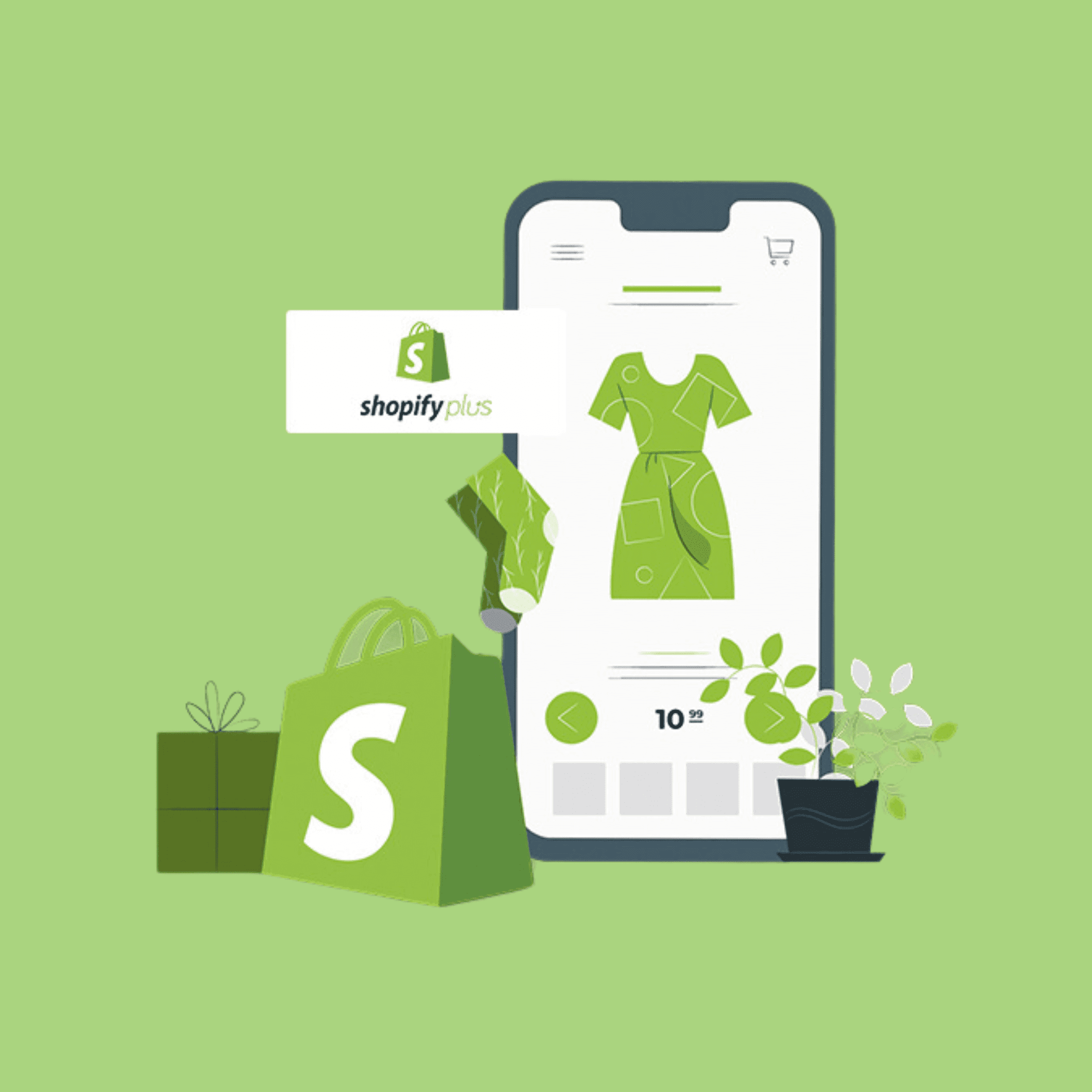 Shopify Store on mobile