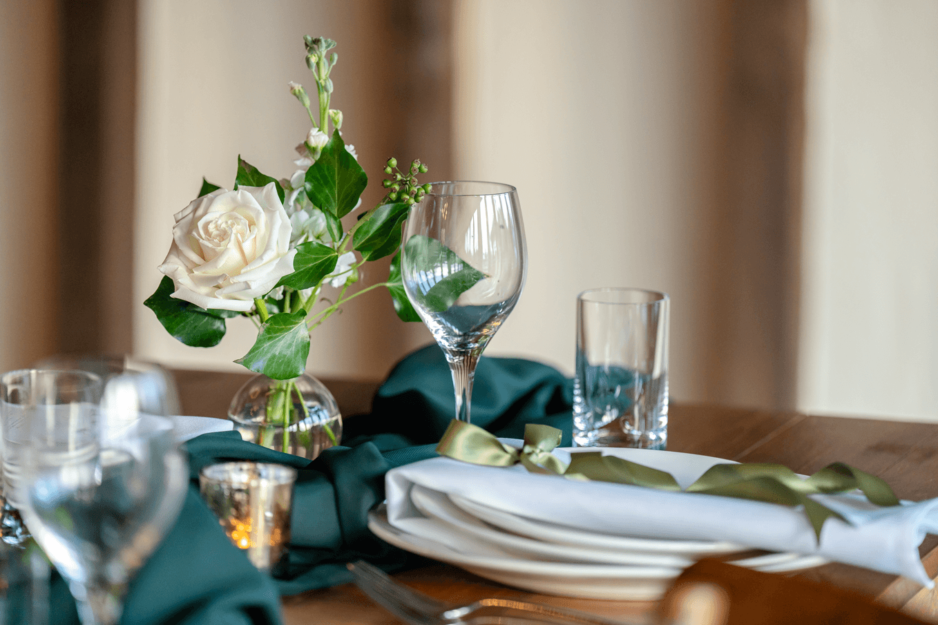 Table with decorations