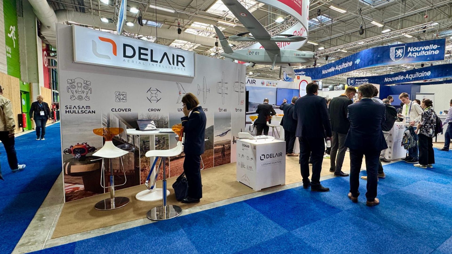 Stand Delair au SIAE par expace