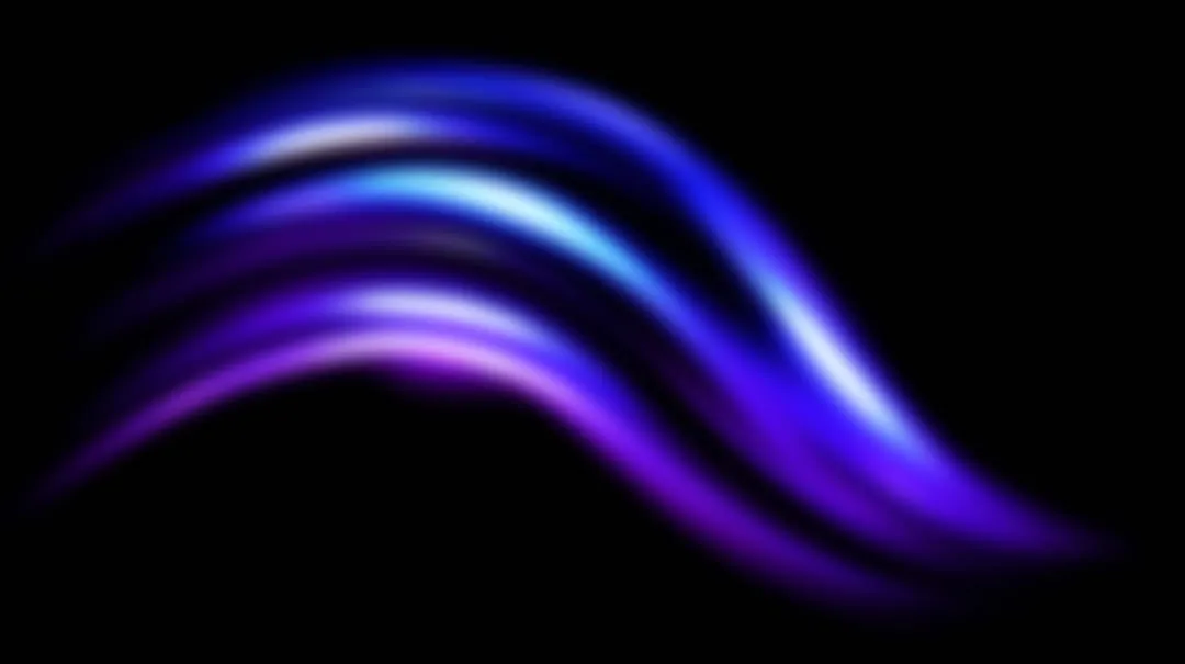 Neon Wave Light Flow Blur Background