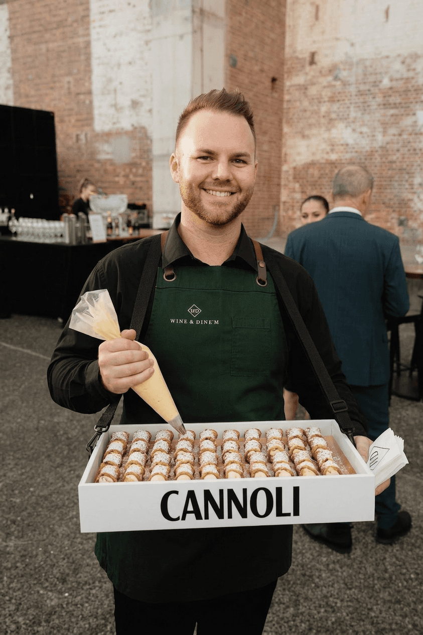 Roaming Cannoli Waiter