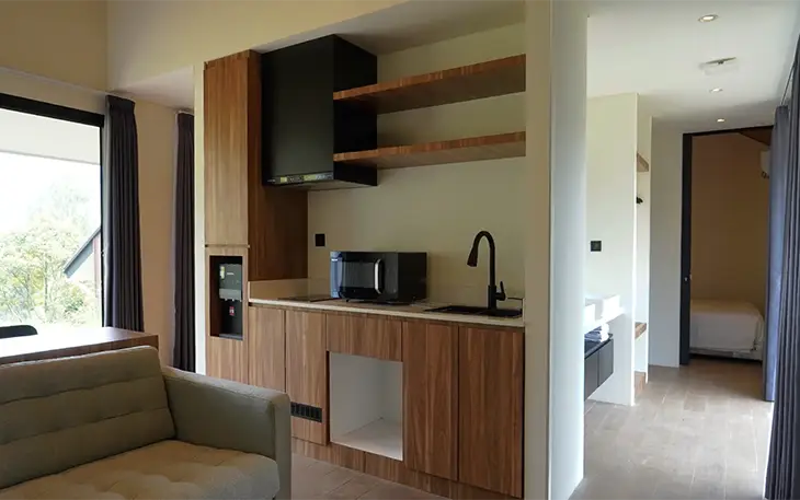 kitchen set interior modular prefab villa