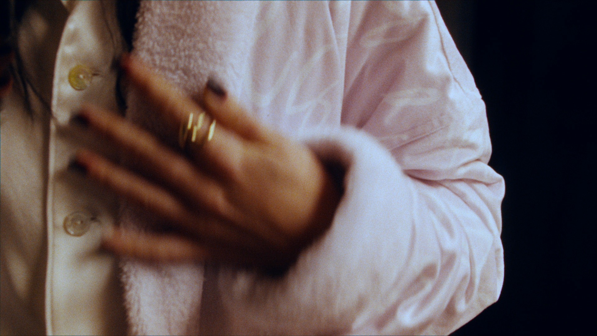 Film artsy shot of woman's outfit