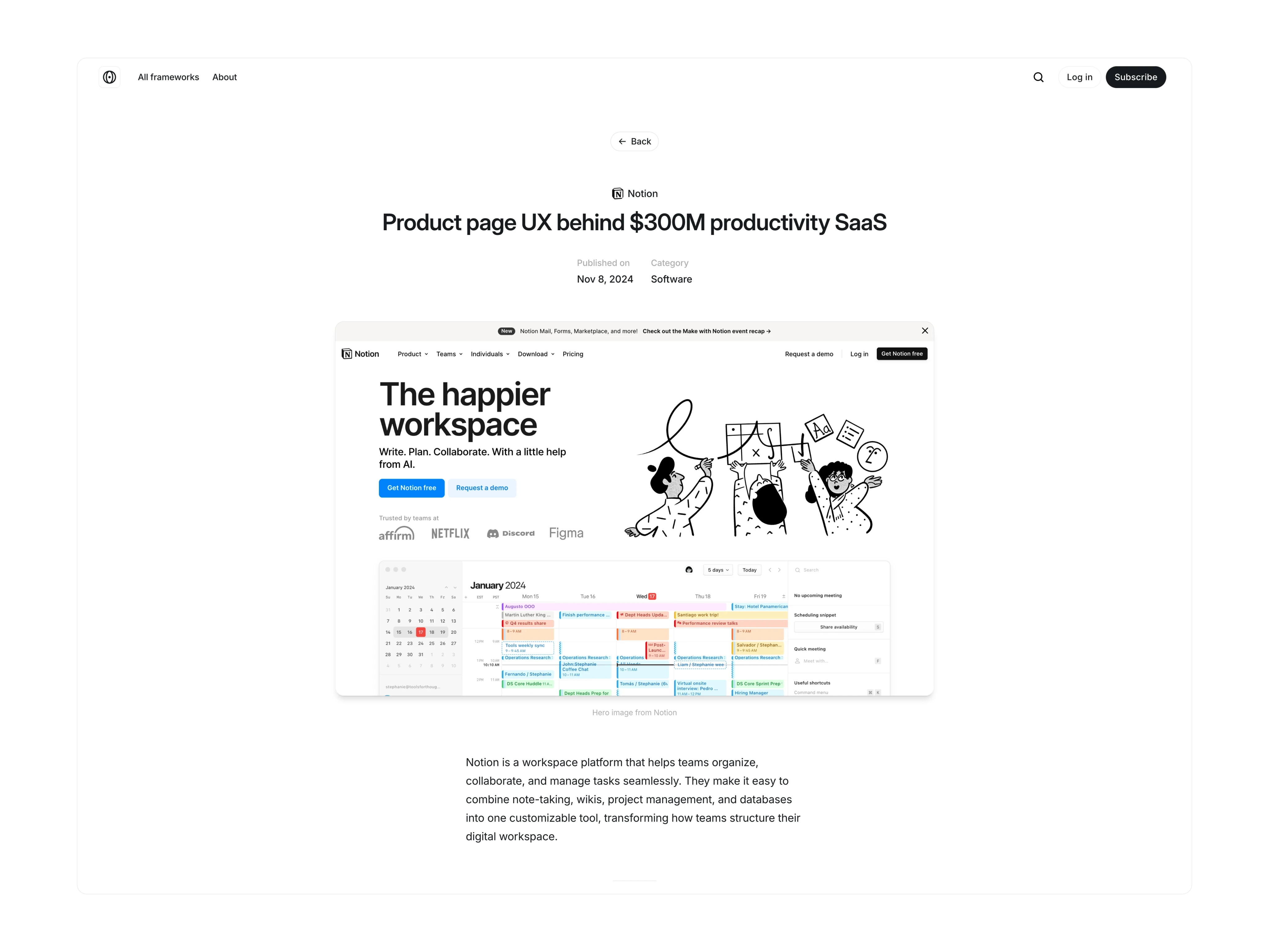 Sites Explained desktop interface