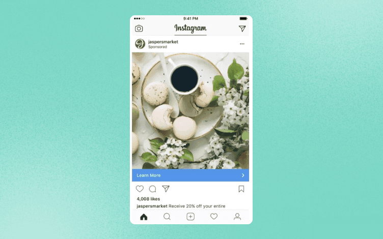 Jaspersmarket Instagram Ad