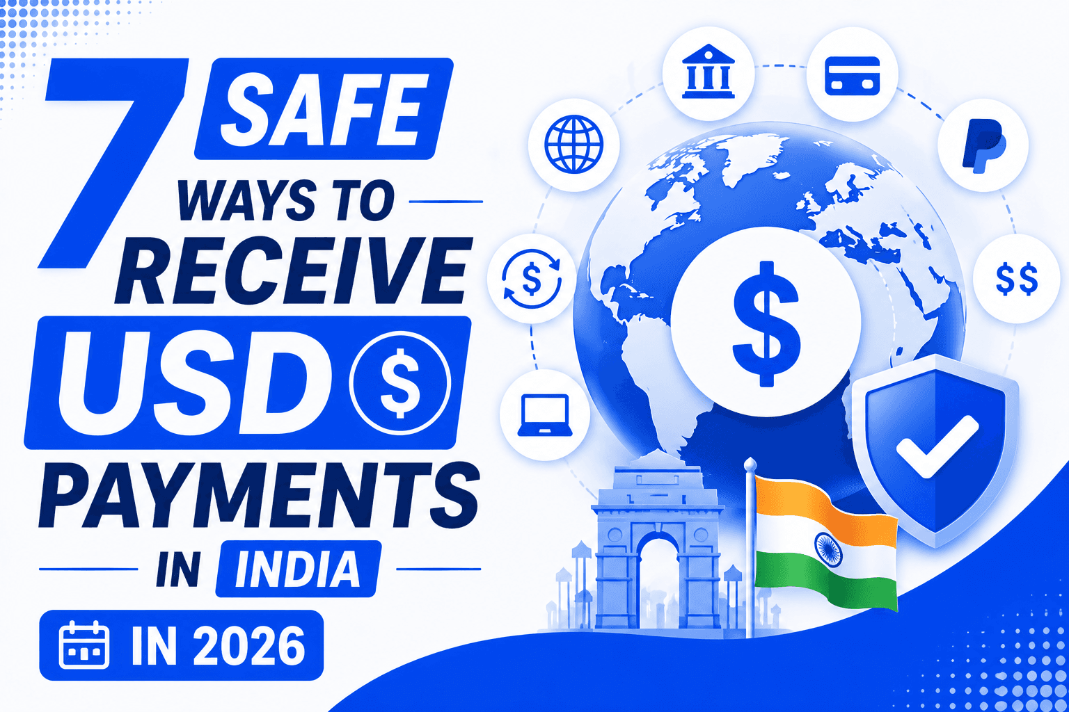 7 Safe Ways to Receive USD Payments in India
