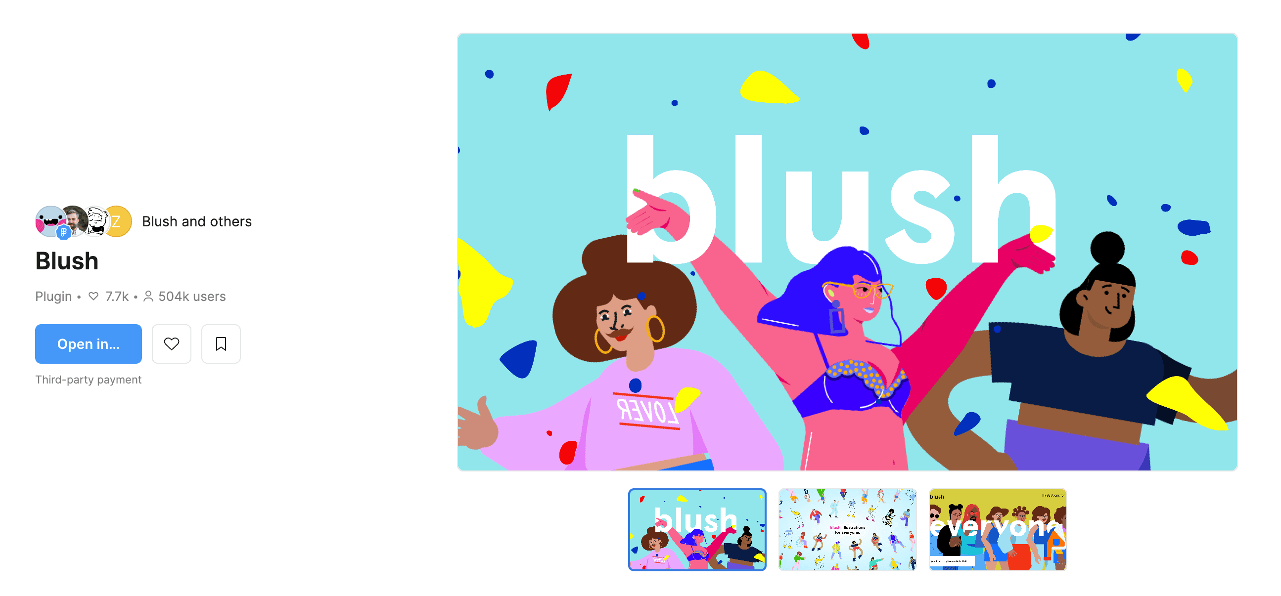 Blush  plugin Figma community