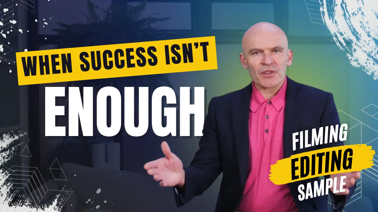 Homepage coaching video edited and filmed for a life coach, focused on clarity, purpose, and overcoming self doubt